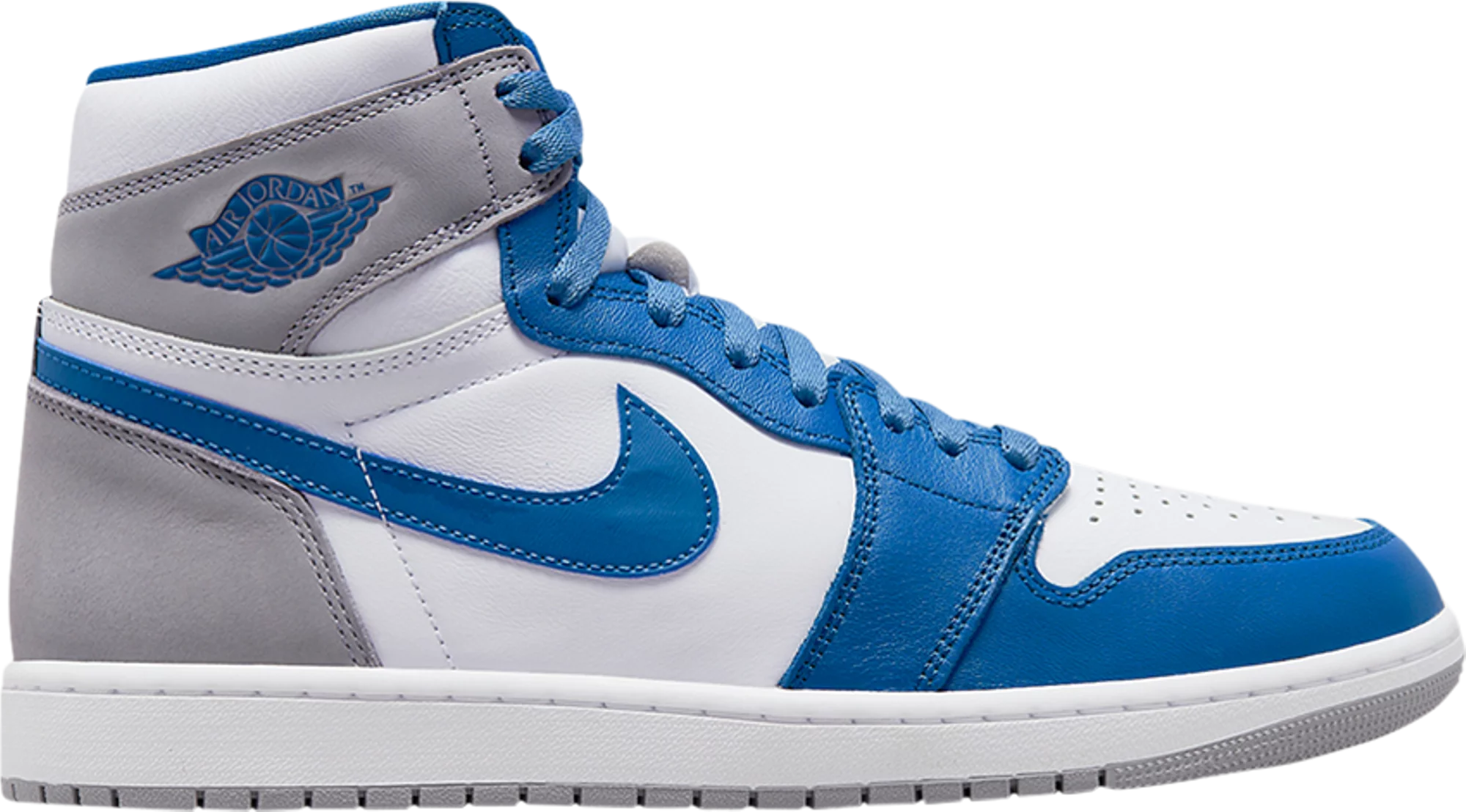 Jordan ones white and blue online